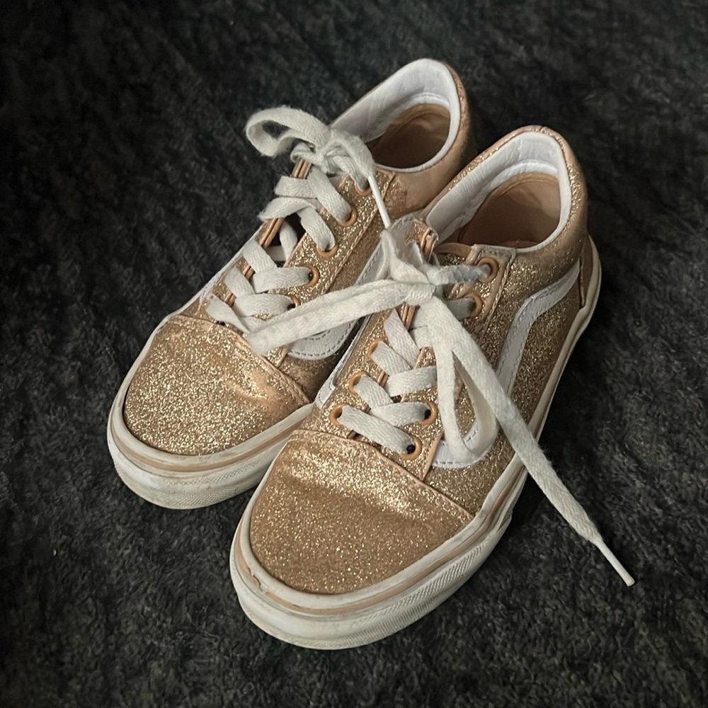 Vans glitter sneakers size 2 kids
